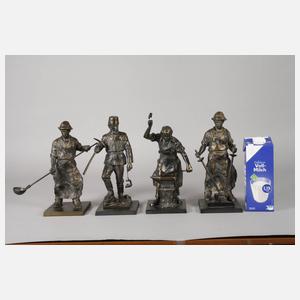 Vierteiliger Figurensatz