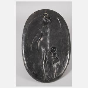 Paar allegorische Wandreliefs