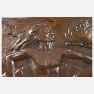 Bildplatte Art déco