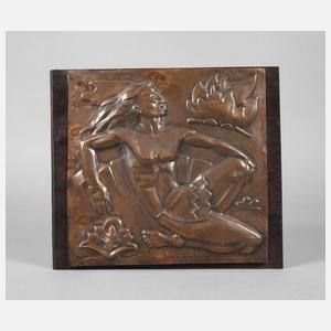 Bildplatte Art déco