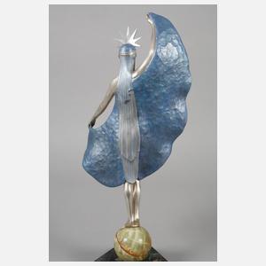 Bronzeplastik Allegorie der Nacht