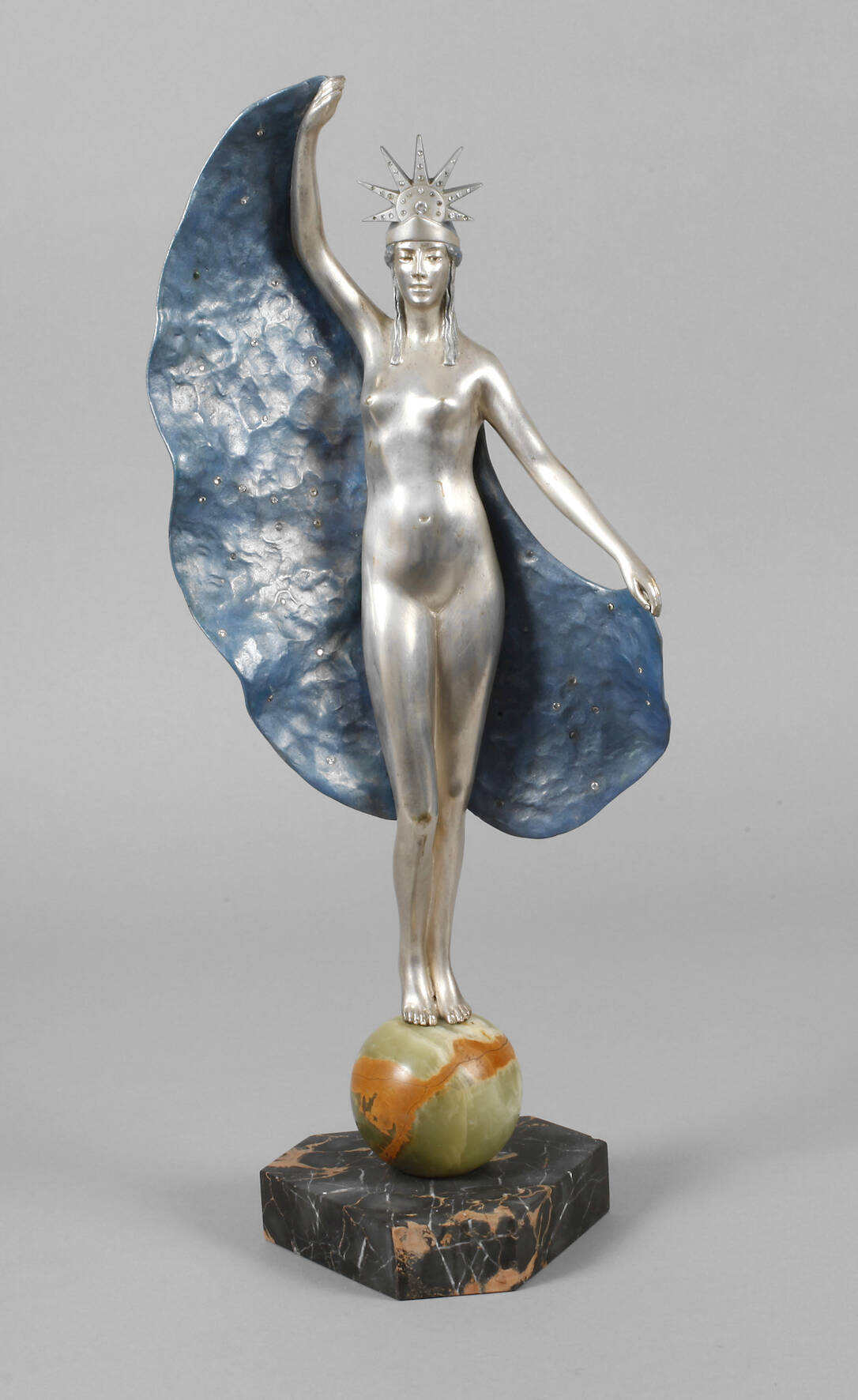 Bronzeplastik Allegorie der Nacht