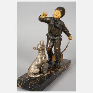 Geo Maxim, Kinderplastik Art déco