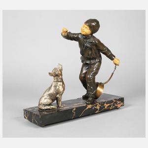 Geo Maxim, Kinderplastik Art déco