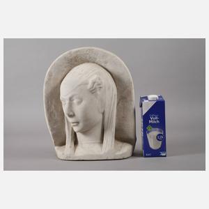 Reliefbüste Marmor