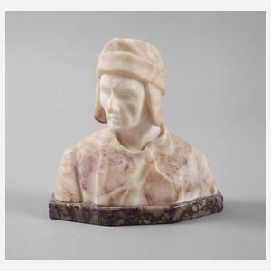 Alabasterbüste Dante