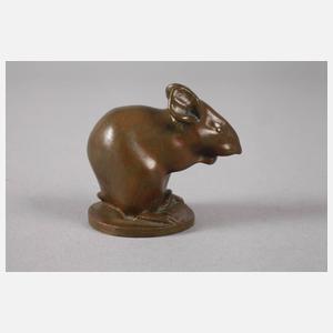 nach Wilhelm Krieger, Tierplastik Maus