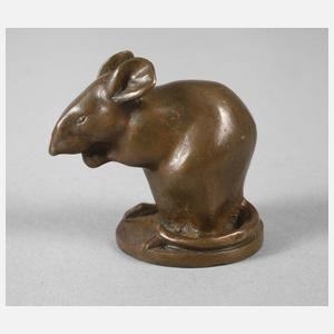 nach Wilhelm Krieger, Tierplastik Maus