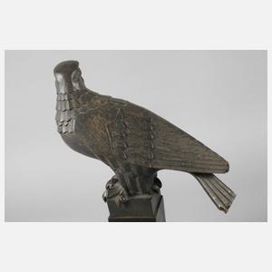 Geschnitzte Vogelplastik