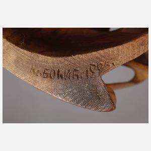 M. Bokib, Moderne Holzskulptur