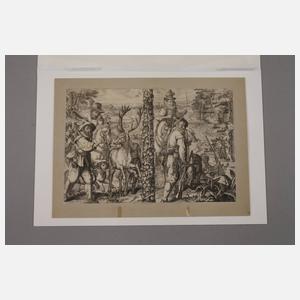 Carl Gustav Amling, Jagdszene