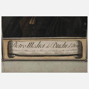 Graf Carlo Lasinio, Bildnis Pietro Medici