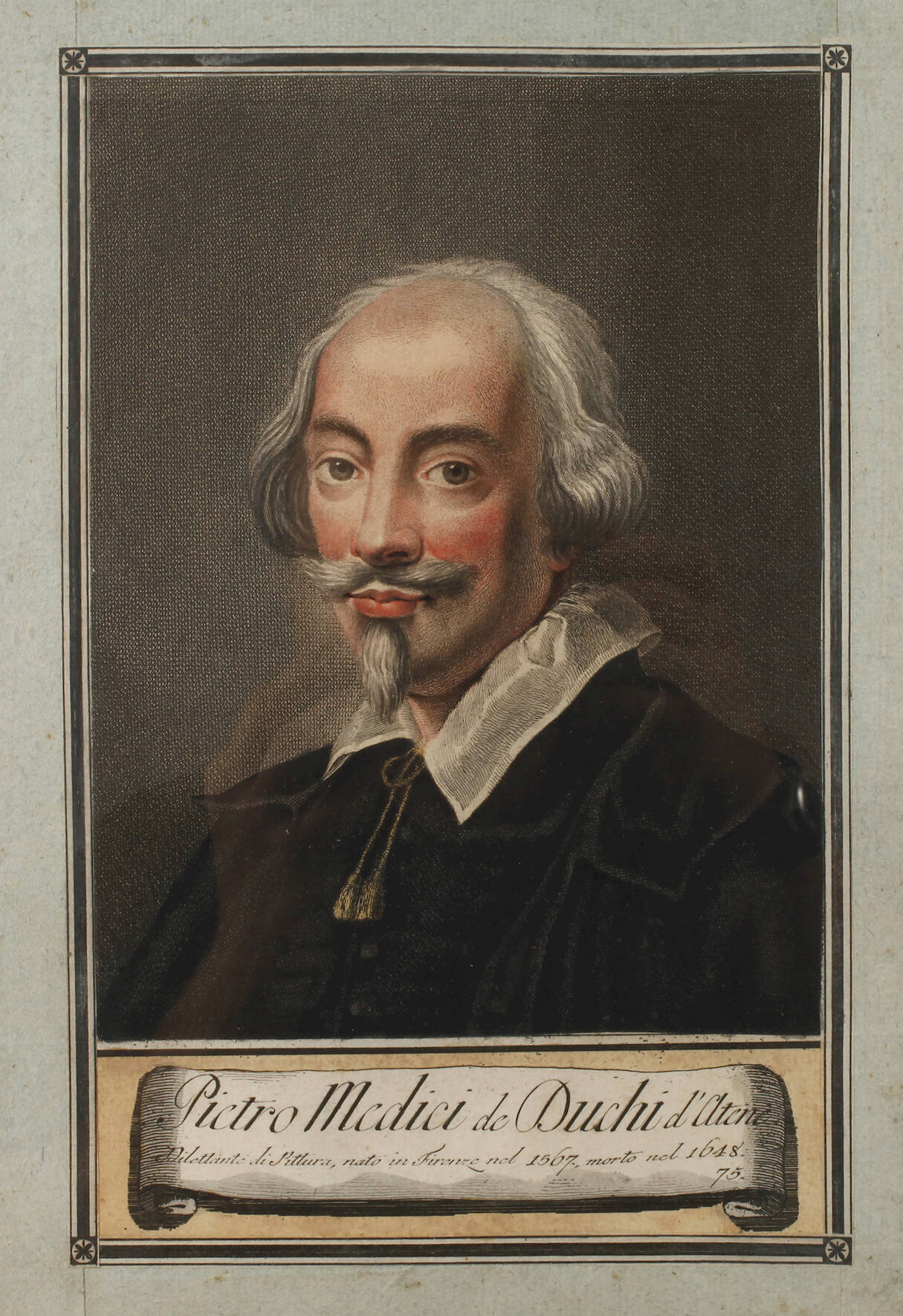 Graf Carlo Lasinio, Bildnis Pietro Medici