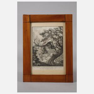 Johann Georg Winter, Flüchtender Hirsch