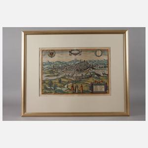 Braun und Hogenberg, Stadtansicht Schwäbisch Hall