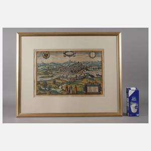 Braun und Hogenberg, Stadtansicht Schwäbisch Hall