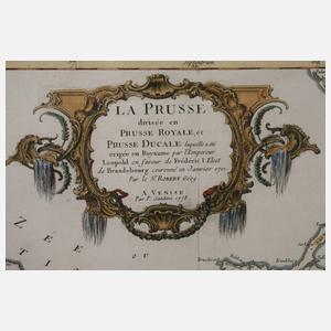 Kupferstichkarte Preußen