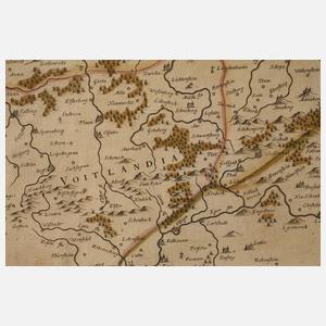 Joan Willemszoon Blaeu, Landkarte Sachsen