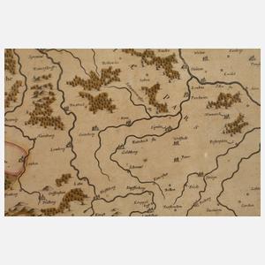 Joan Willemszoon Blaeu, Landkarte Sachsen