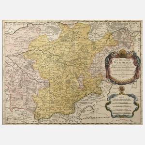 Hubert Jaillot, Kupferstichkarte Westfalen