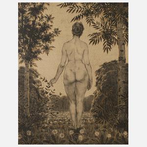 Prof. Otto Eckmann, Weiblicher Rückenakt