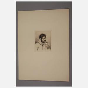 Ludwig Emil Grimm, attr., Paar Radierungen