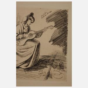 Ludwig Emil Grimm, attr., Paar Radierungen