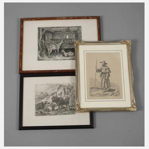 Johann Adam Klein, Konvolut Graphik