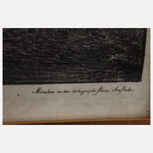 Giovanni II Quaglio, "Ländliches Haus bey Marino"