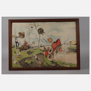 Louis Bailly, Ungebetener Besuch beim Picknick