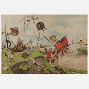 Louis Bailly, Ungebetener Besuch beim Picknick