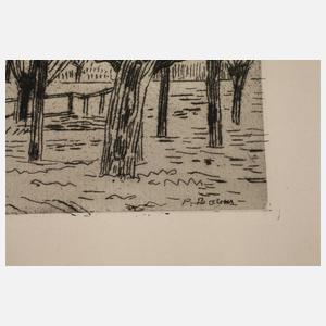 Prof. Paul Baum, Zwei Radierungen