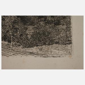 Prof. Paul Baum, Zwei Radierungen