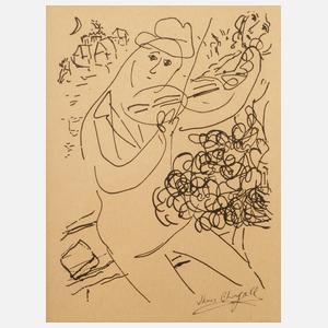 Marc Chagall, Der Geiger