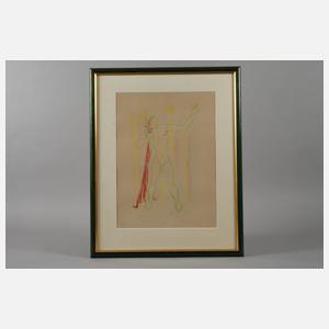 Jean Cocteau, Nackter Jüngling mit Kelch