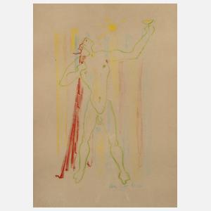 Jean Cocteau, Nackter Jüngling mit Kelch