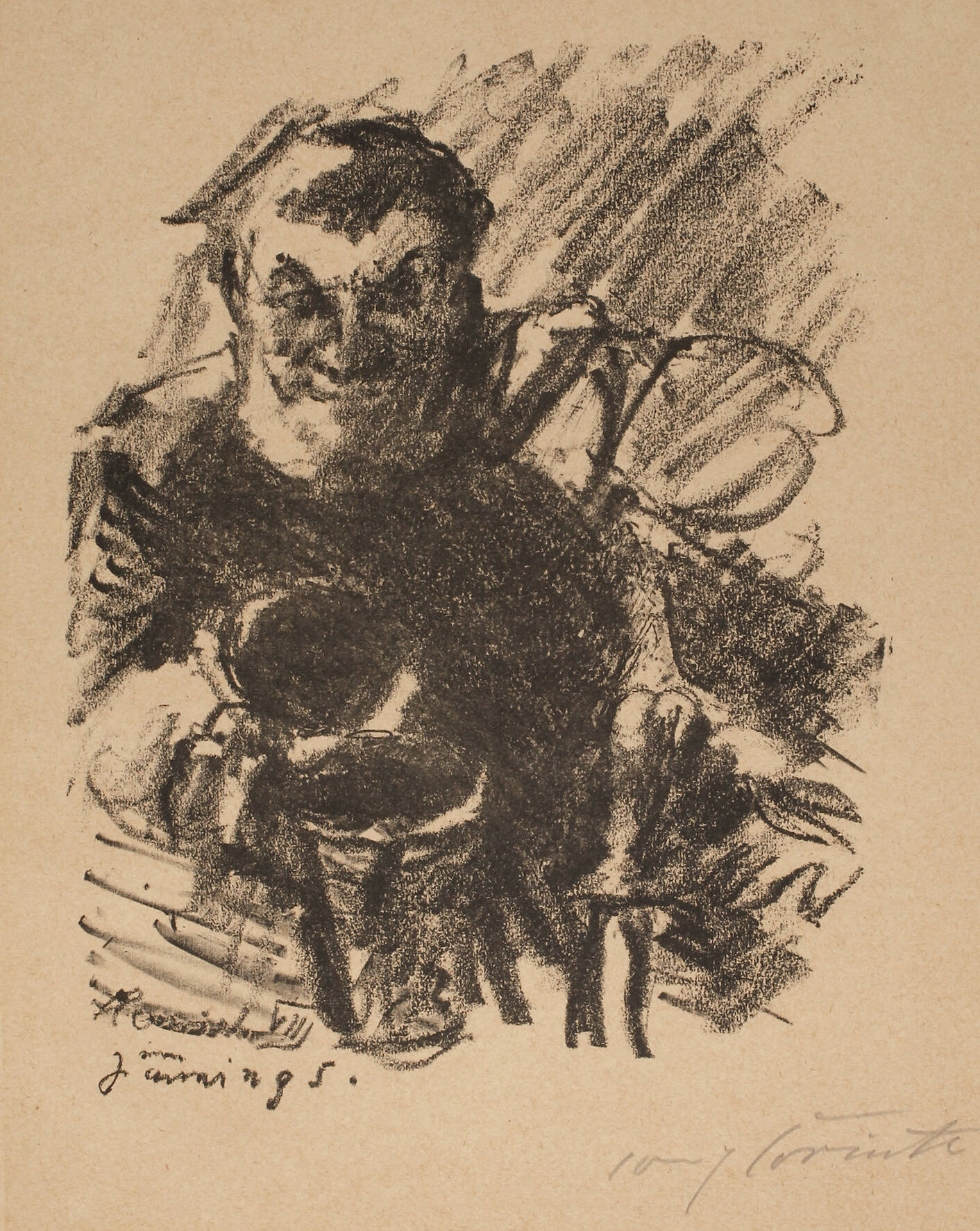 Lovis Corinth, "Emil Jannings als Heinrich VIII"