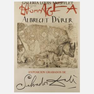Salvador Dali, Plakat "Hommage an Albrecht Dürer"
