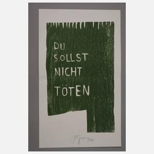 Prof. Felix Droese, "Du sollst nicht töten"