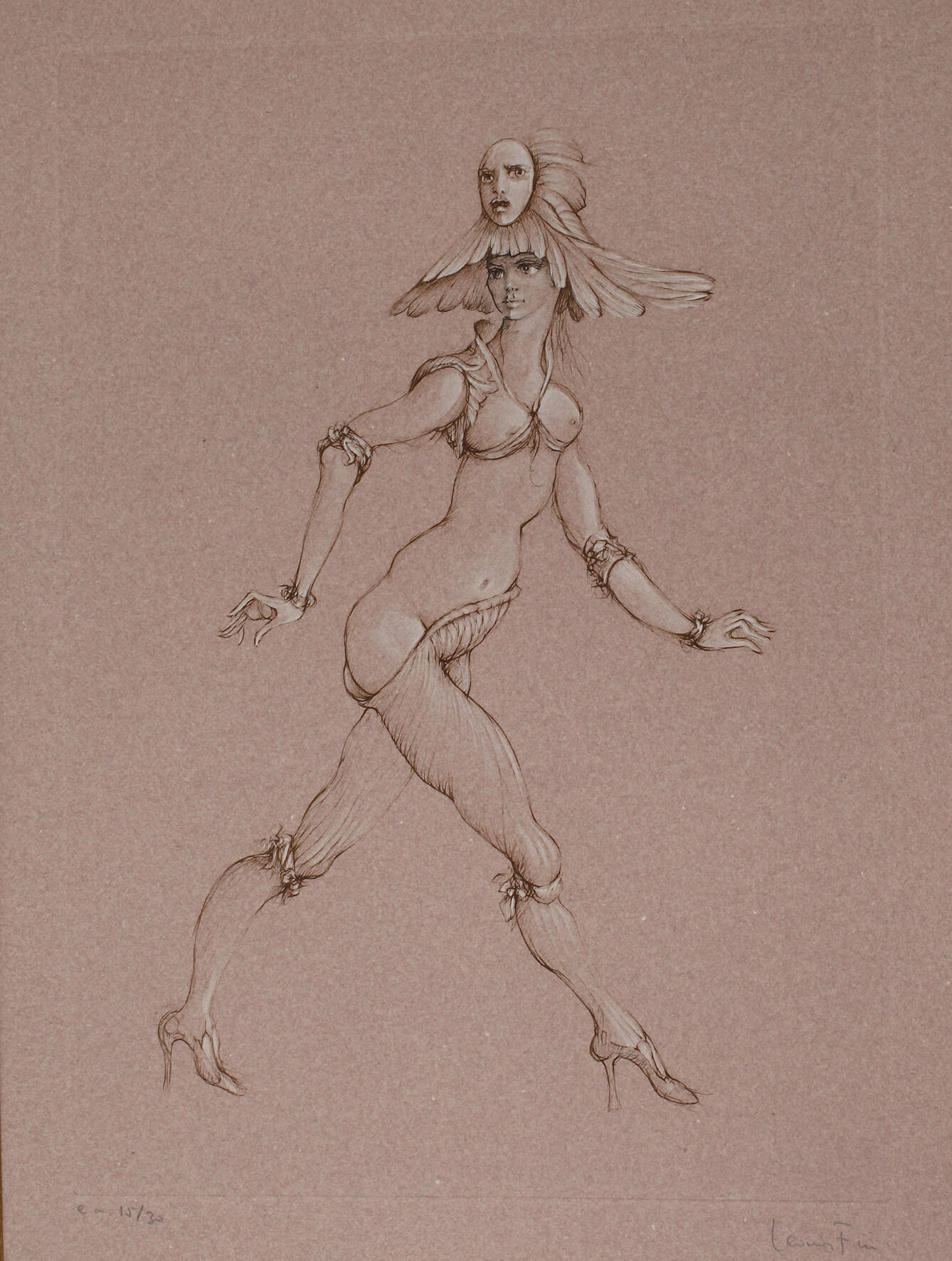 Leonor Fini, Schreitende