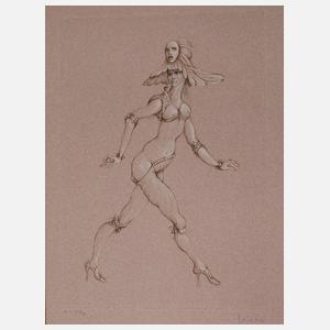 Leonor Fini, Schreitende