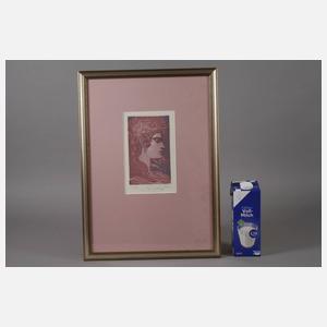 Prof. Ernst Fuchs, Adonis im Profil