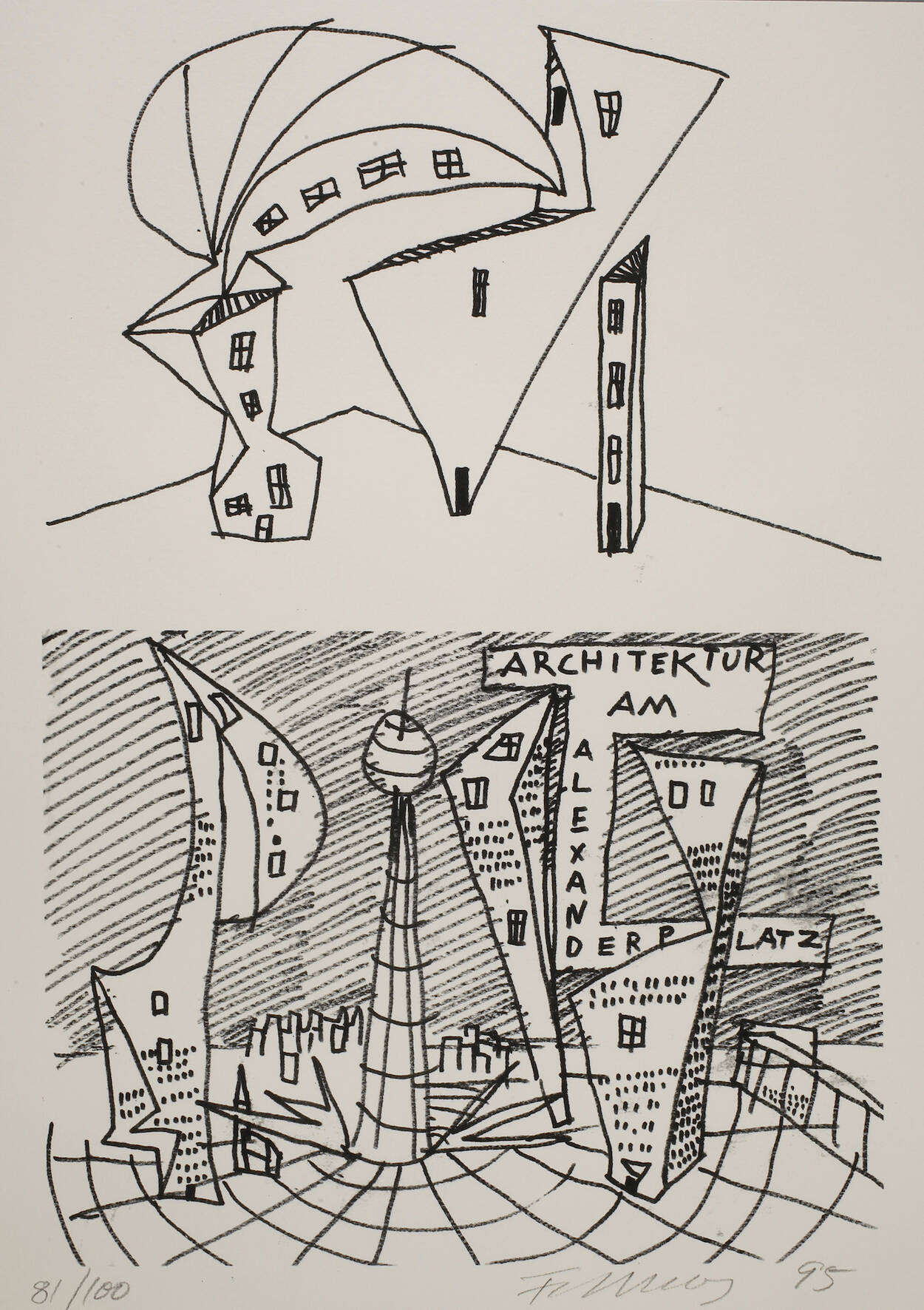 Rainer Fetting, Berlin-Alexanderplatz