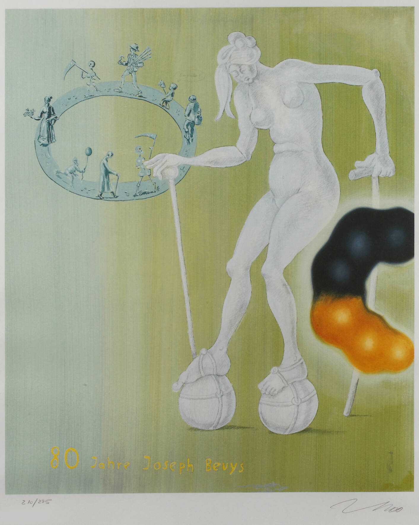 Prof. Jörg Immendorff, "80 Jahre Joseph Beuys"