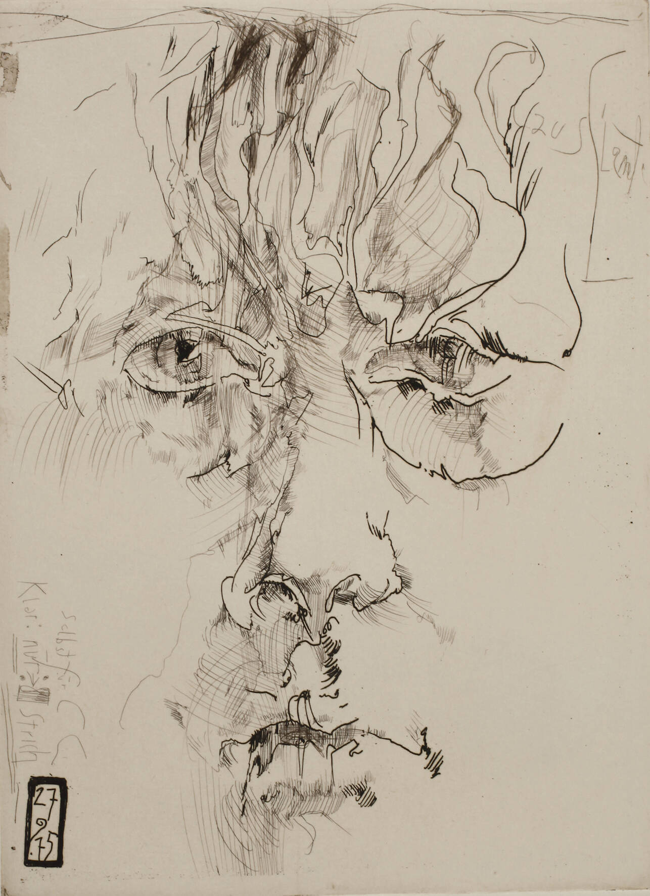 Horst Janssen, "Selbst für CC"