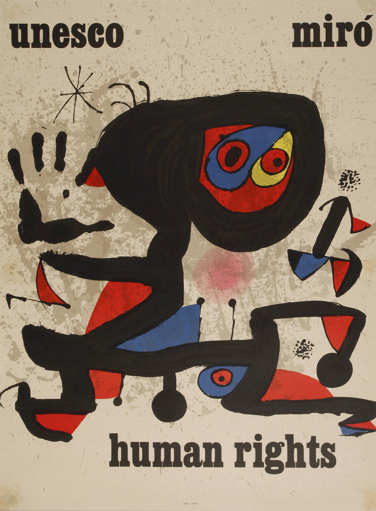 Joan Miro, Plakat "Unesco human rights"