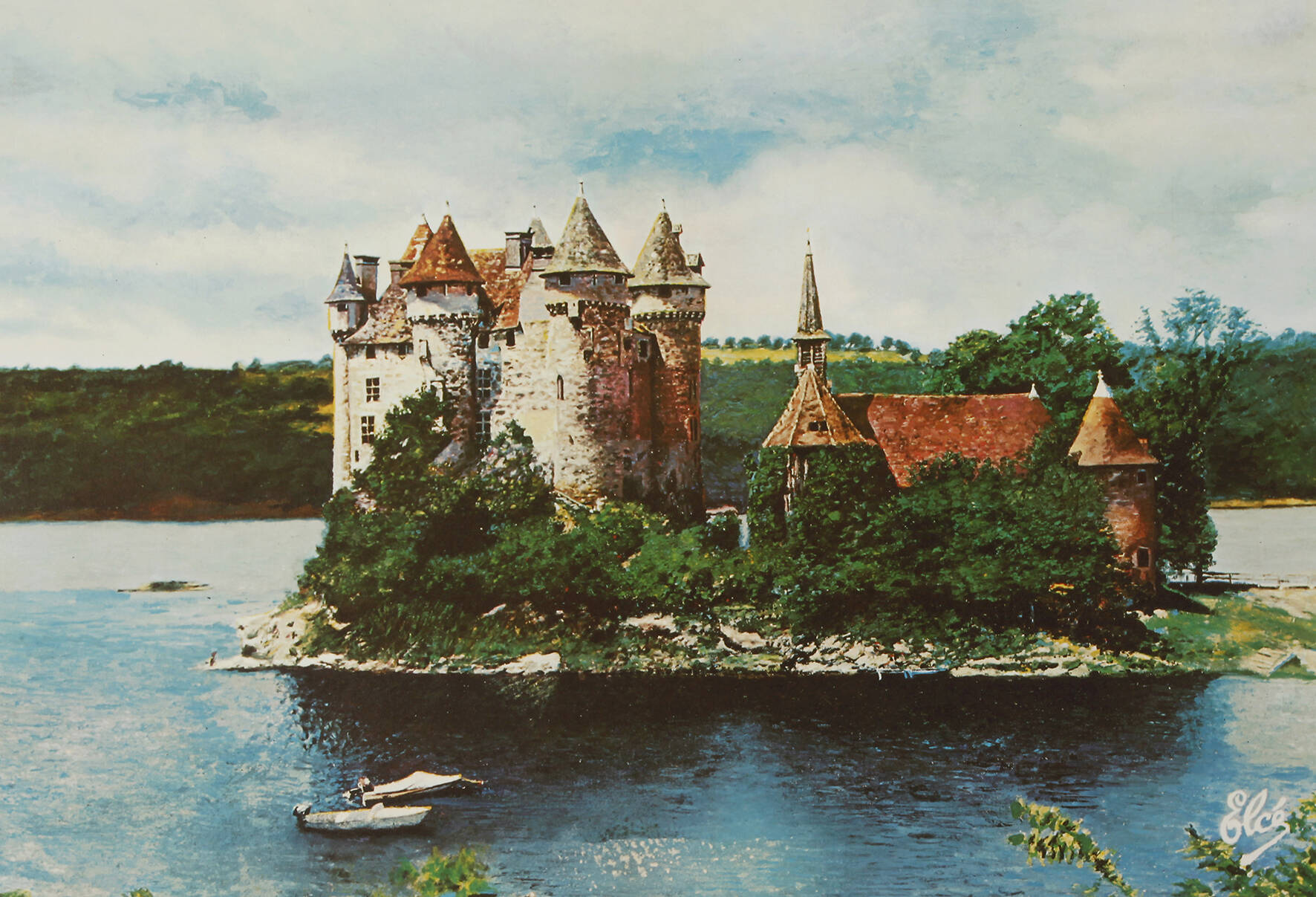 Malcolm Morley, "Rhine Château"