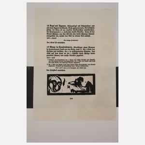 Prof. Emil Nolde, "Gnomenkopf und Fabeltier"