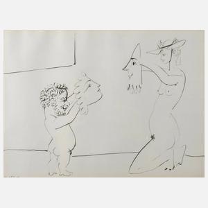 nach Pablo Picasso, Das Maskenspiel