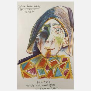 Pablo Picasso, Plakat der Galerie Louise Leizig